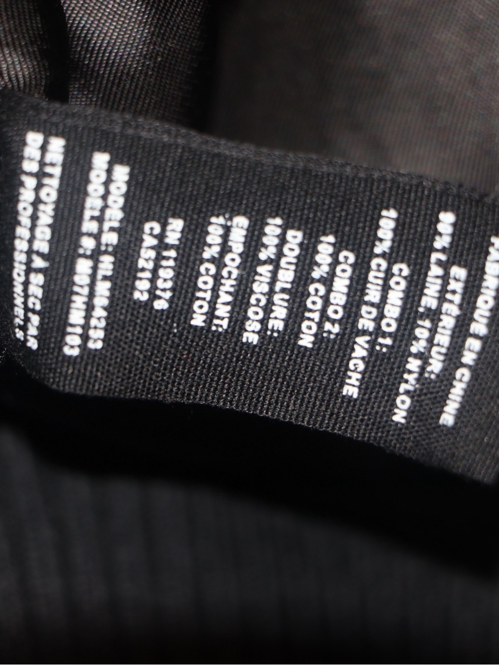 Helmut Lang Men's Gray Logo Varsity Bomber Jacket - Picture 11 of 11